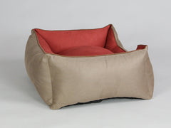 Selbourne Orthopaedic Walled Dog Bed - Ginger / Chestnut, Medium