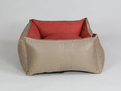 Selbourne Orthopaedic Walled Dog Bed - Ginger / Chestnut, Medium