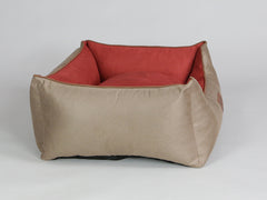 Selbourne Orthopaedic Walled Dog Bed - Ginger / Chestnut, Medium