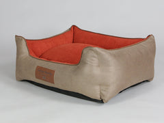 Selbourne Orthopaedic Walled Dog Bed - Ginger / Ember, Medium