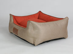 Selbourne Orthopaedic Walled Dog Bed - Ginger / Ember, Medium