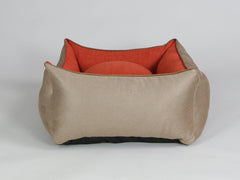 Selbourne Orthopaedic Walled Dog Bed - Ginger / Ember, Medium