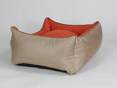 Selbourne Orthopaedic Walled Dog Bed - Ginger / Ember, Medium