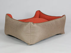 Selbourne Orthopaedic Walled Dog Bed - Ginger / Ember, Medium