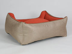 Selbourne Orthopaedic Walled Dog Bed - Ginger / Ember, Medium