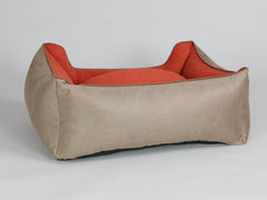 Selbourne Orthopaedic Walled Dog Bed - Ginger / Ember, Medium