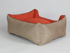 Selbourne Orthopaedic Walled Dog Bed - Ginger / Ember, Medium