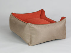 Selbourne Orthopaedic Walled Dog Bed - Ginger / Ember, Medium