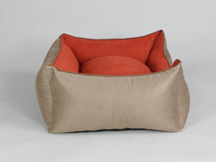 Selbourne Orthopaedic Walled Dog Bed - Ginger / Ember, Medium