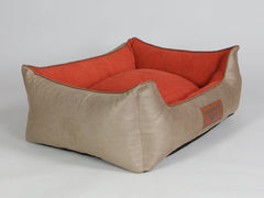 Selbourne Orthopaedic Walled Dog Bed - Ginger / Ember, Medium