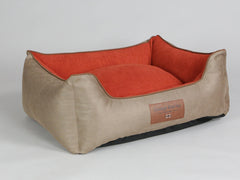 Selbourne Orthopaedic Walled Dog Bed - Ginger / Ember, Medium