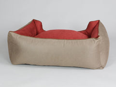 Selbourne Orthopaedic Walled Dog Bed - Ginger / Chestnut, Large