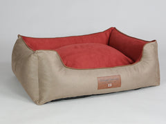 Selbourne Orthopaedic Walled Dog Bed - Ginger / Chestnut, Large