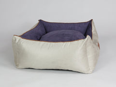 Selbourne Orthopaedic Walled Dog Bed - Taupe / Grape, Large