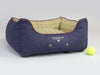 Country Orthopaedic Walled Dog Bed - Midnight Blue, Small