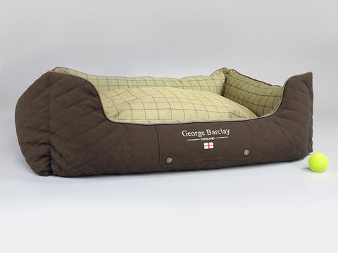 Country Orthopaedic Walled Dog Bed - Chestnut Brown, X-Large