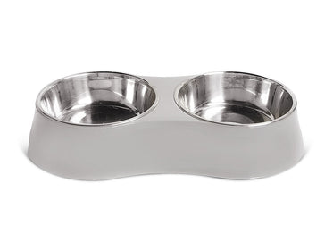 Concave Double Feeding Dog Bowl