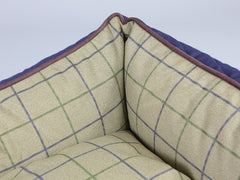 Country Orthopaedic Walled Dog Bed - Midnight Blue, Small