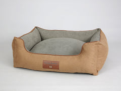 Exbury Orthopaedic Walled Dog Bed - Tan, Large