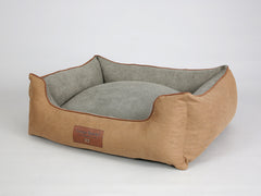 Exbury Orthopaedic Walled Dog Bed - Tan, Large