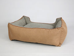 Exbury Orthopaedic Walled Dog Bed - Tan, Large