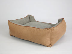 Exbury Orthopaedic Walled Dog Bed - Tan, Large