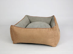Exbury Orthopaedic Walled Dog Bed - Tan, Large