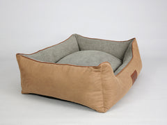 Exbury Orthopaedic Walled Dog Bed - Tan, Large