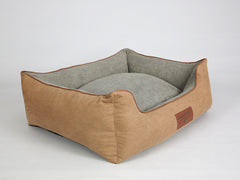 Exbury Orthopaedic Walled Dog Bed - Tan, Large