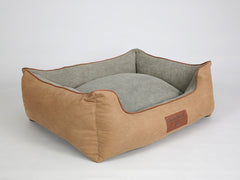 Exbury Orthopaedic Walled Dog Bed - Tan, Large
