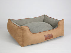 Exbury Orthopaedic Walled Dog Bed - Tan, Large