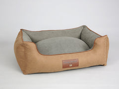 Exbury Orthopaedic Walled Dog Bed - Tan, Large