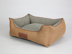 Exbury Orthopaedic Walled Dog Bed - Tan, Medium
