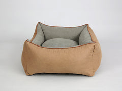 Exbury Orthopaedic Walled Dog Bed - Tan, Medium
