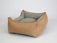 Exbury Orthopaedic Walled Dog Bed - Tan, Medium