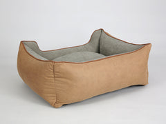 Exbury Orthopaedic Walled Dog Bed - Tan, Medium