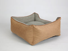 Exbury Orthopaedic Walled Dog Bed - Tan, Medium