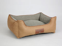 Exbury Orthopaedic Walled Dog Bed - Tan, Medium