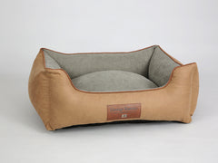 Exbury Orthopaedic Walled Dog Bed - Tan, Medium