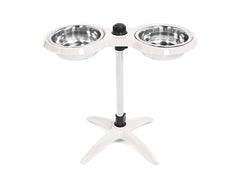 Height Adjustable Double Feeding Dog Bowl 2 x 1400ml