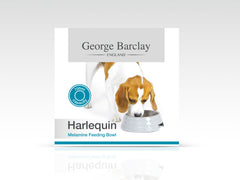 Harlequin Melamine Feeding Dog Bowl