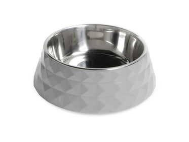 Harlequin Melamine Feeding Dog Bowl