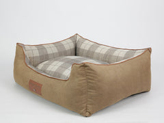 Heritage Orthopaedic Walled Dog Bed - Chocolate, Large