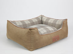 Heritage Orthopaedic Walled Dog Bed - Chocolate, Large