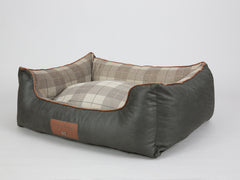 Heritage Orthopaedic Walled Dog Bed - Dark Chocolate, Large