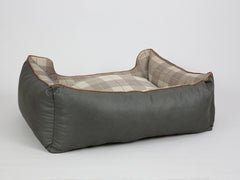 Heritage Orthopaedic Walled Dog Bed - Dark Chocolate, Large