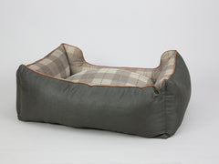 Heritage Orthopaedic Walled Dog Bed - Dark Chocolate, Large