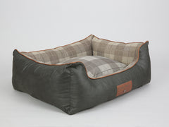 Heritage Orthopaedic Walled Dog Bed - Dark Chocolate, Large