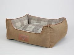 Heritage Orthopaedic Walled Dog Bed - Chocolate, Medium