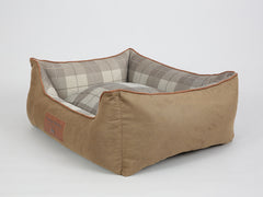 Heritage Orthopaedic Walled Dog Bed - Chocolate, Medium
